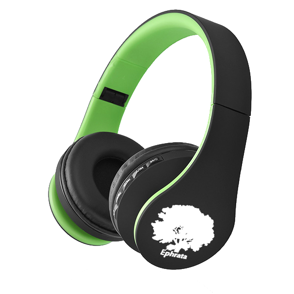 casque audio de musique couleur vert / green
